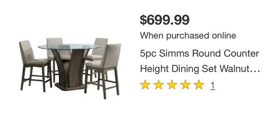 Dinning Room Table & 4 Chairs