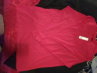 Red long sleeve shirt