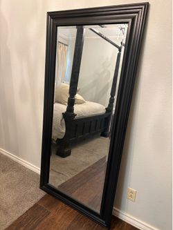 Black floor length mirror