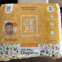 HelloBello Size 2 Diapers (32 Ct)