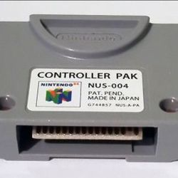Official Nintendo 64 Memory Game Pak