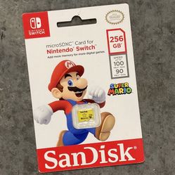 SanDisk 256GB microSDXC Micro SD Card for Nintendo Switch