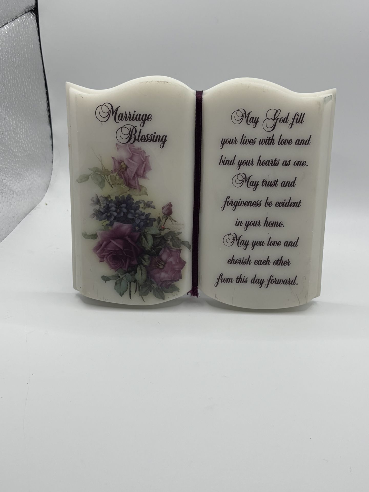 Marriage Blessing Plaque Made Of Stone 