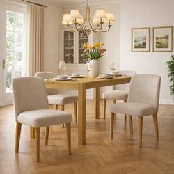 Set Of 4 Logan Mopio Collection Dining Chairs