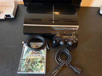 PlayStation 3 Fat All Cables & 1 Controller