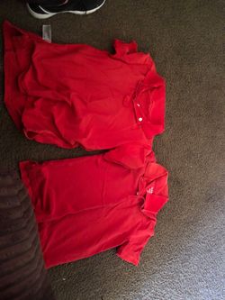 Used boys uniform shirts size 8-10