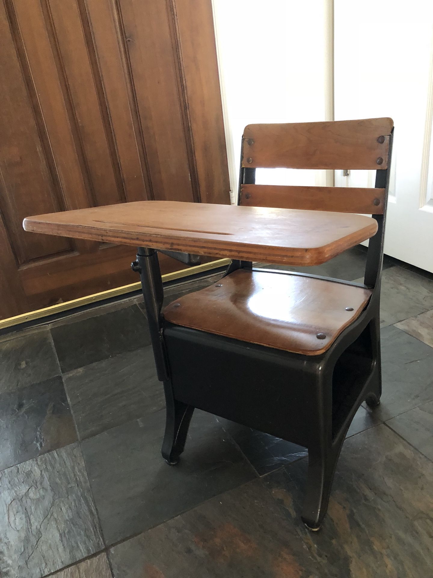Vintage student desk