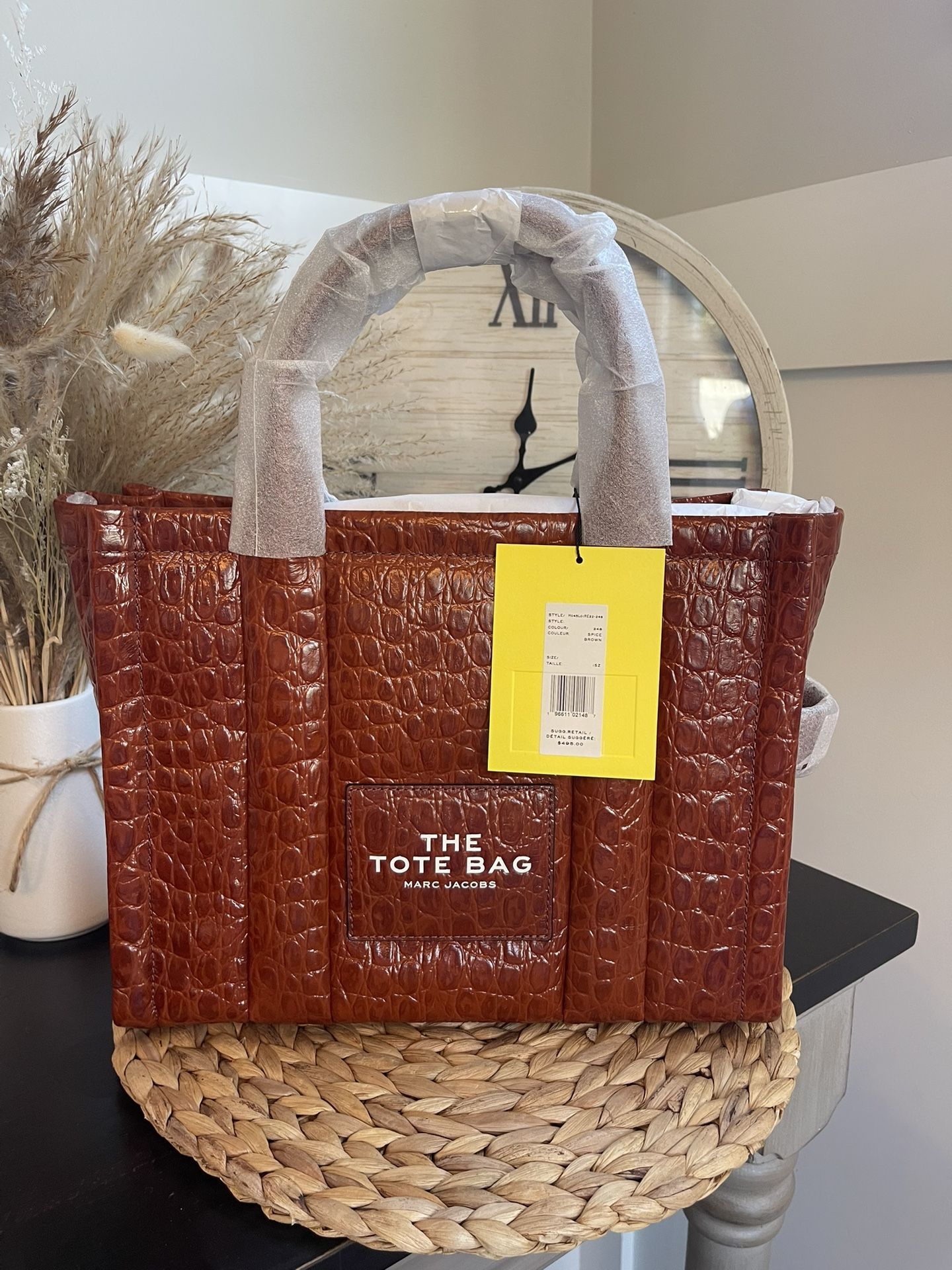 Spice Brown Marc Jacobs Tote Bag