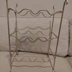 Chrome Pomina Wine Rack