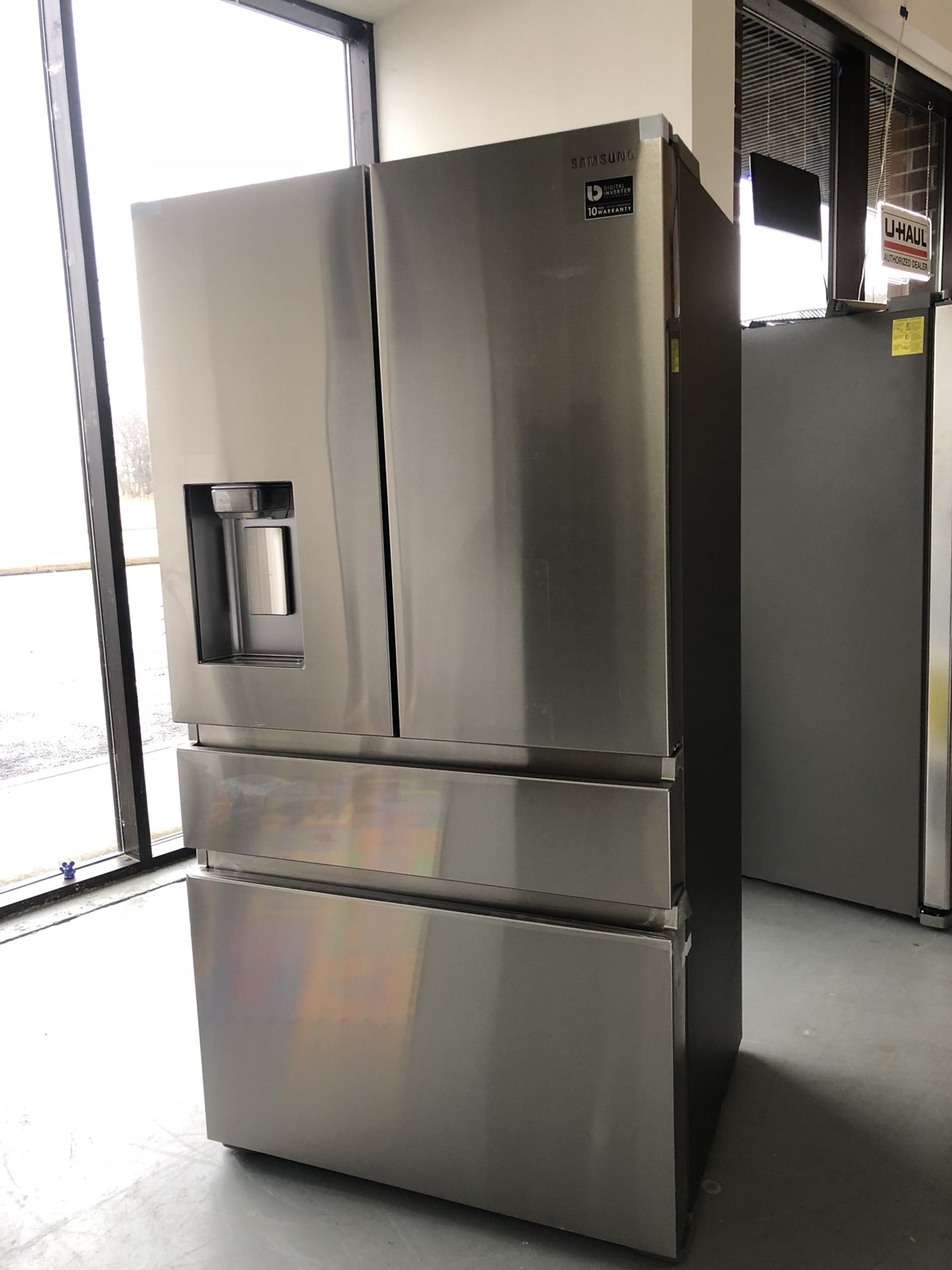 NEW Samsung RF23M8070SR 36 Inch Counter Depth 4-Door French Door Refrigerator