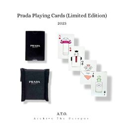 Prada Playing Cards (Limited Edition) - (New in box)