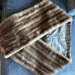 Rare Vintage Mink Shawl / Stole