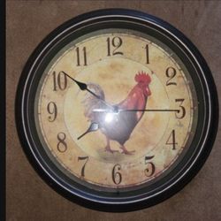 Vintage Rooster Clock