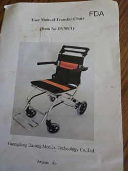 PORTABLE TRAVEL WHEELCHAIR NEW