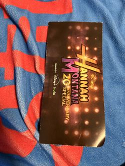 Hannah Montana 20th anniversary movie ticket