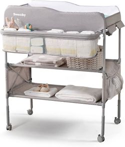 Sweeby Baby Changing Table with Wheels