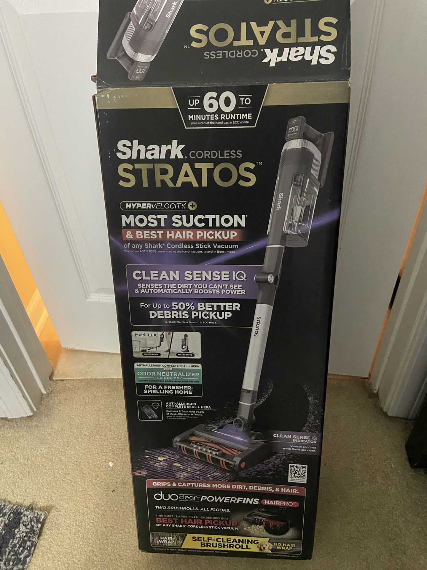 Shark Stratos Cordless Vacuum 3 Year Warranty Included