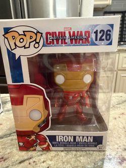 Funko Pop Iron Man Civil War #126