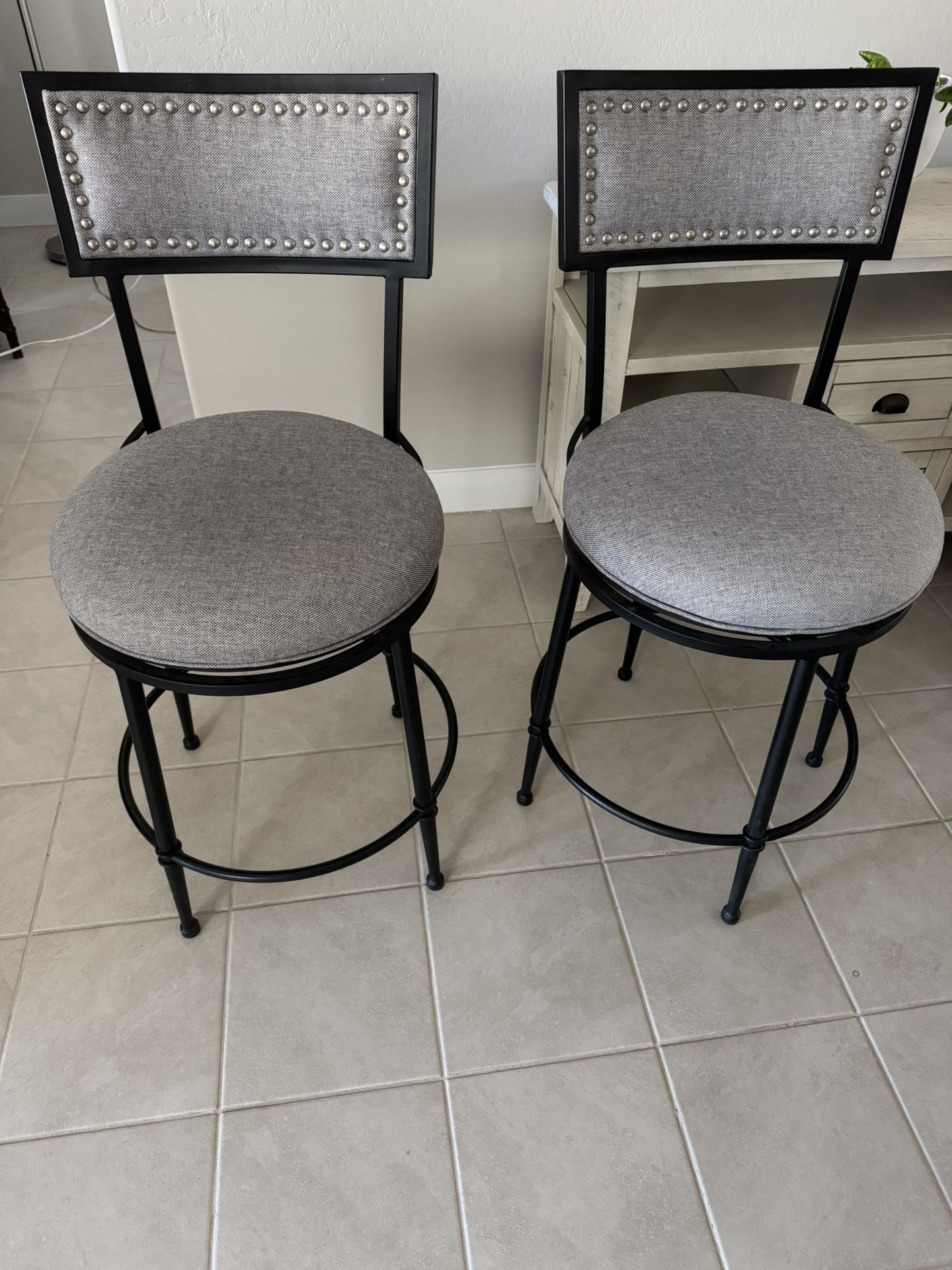 Two Deluxe Counter Stools