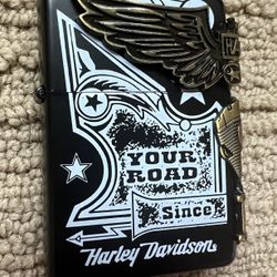 Harley Davidson Lighter Black New 