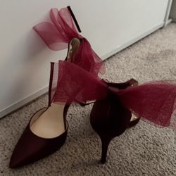 Burgundy Heels