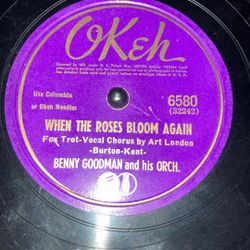 Benny Goodman The Lamp Of Memory With Peggy Lee. When The Roses Bloom Again. On The Flipside.
