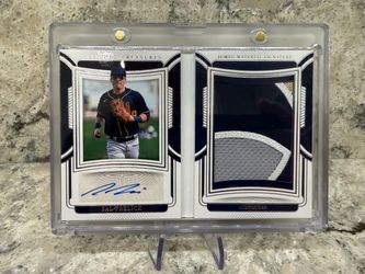 Sal Frelick National Treasures Jumbo Material Auto Card