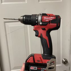 Milwaukee Drill With M18 Battery And Charger