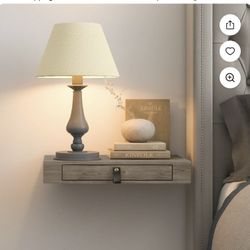 Brand new Homaterial 16" Floating Bedside Table Nightstand Shelf with Storage Drawer for Bedroom