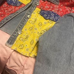 Banded Jean Jacket 
