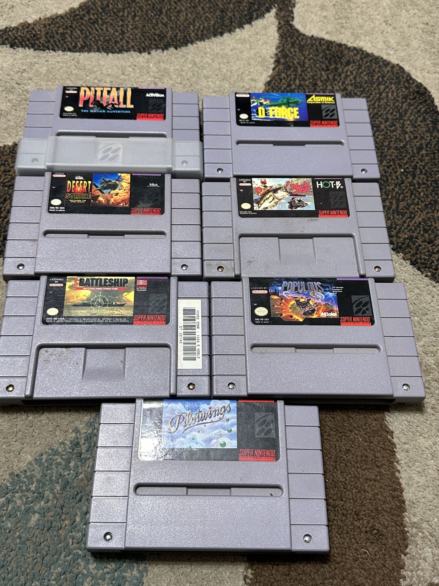 Super Nintendo Games 