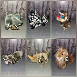 Jungle Joe Talking Stuffed Animals (6 Of Them)