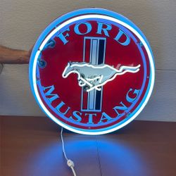 Mustang Neon Sign