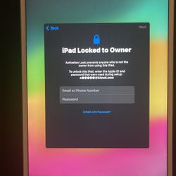 iPad Pro 2nd Generation 64gb Wi-Fi/cellular (iCloud Lock)