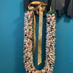 Handmade ribbon lei