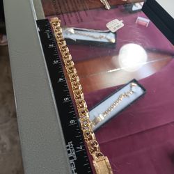 8-1/2 I choose Chino Link Bracelet 10kt 47.5 Gms