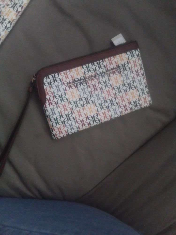 Brand New Fossil Wristlet/Wallet With Tags