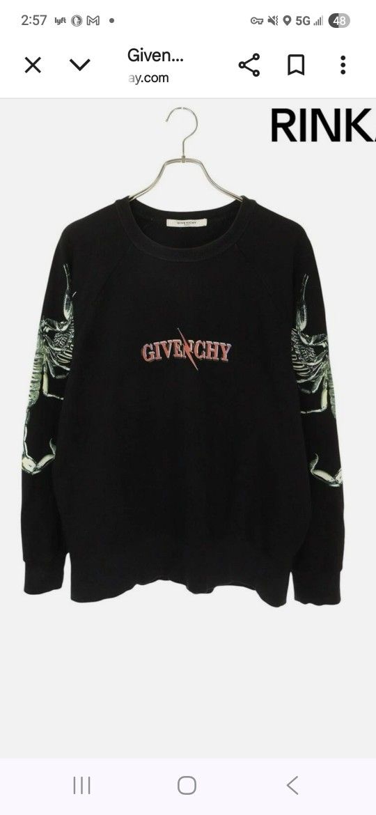 Black scorpion designer sweatshirt