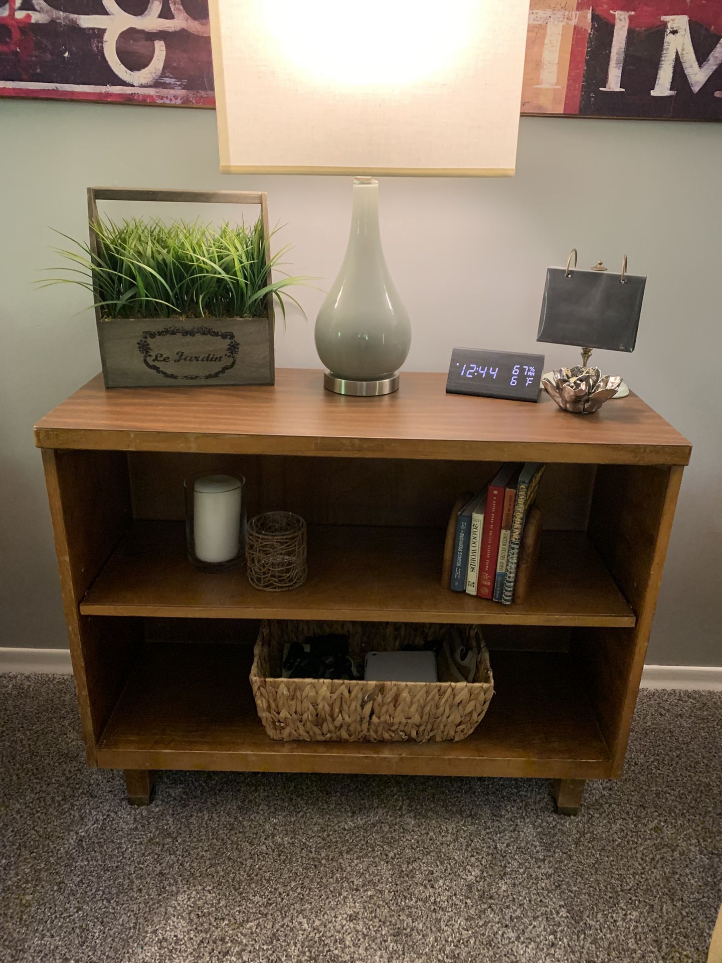 Bookcase, Bookshelf, Vintage, Side Table