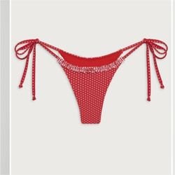 Frankies Bikinis Red Bikini Bottom
