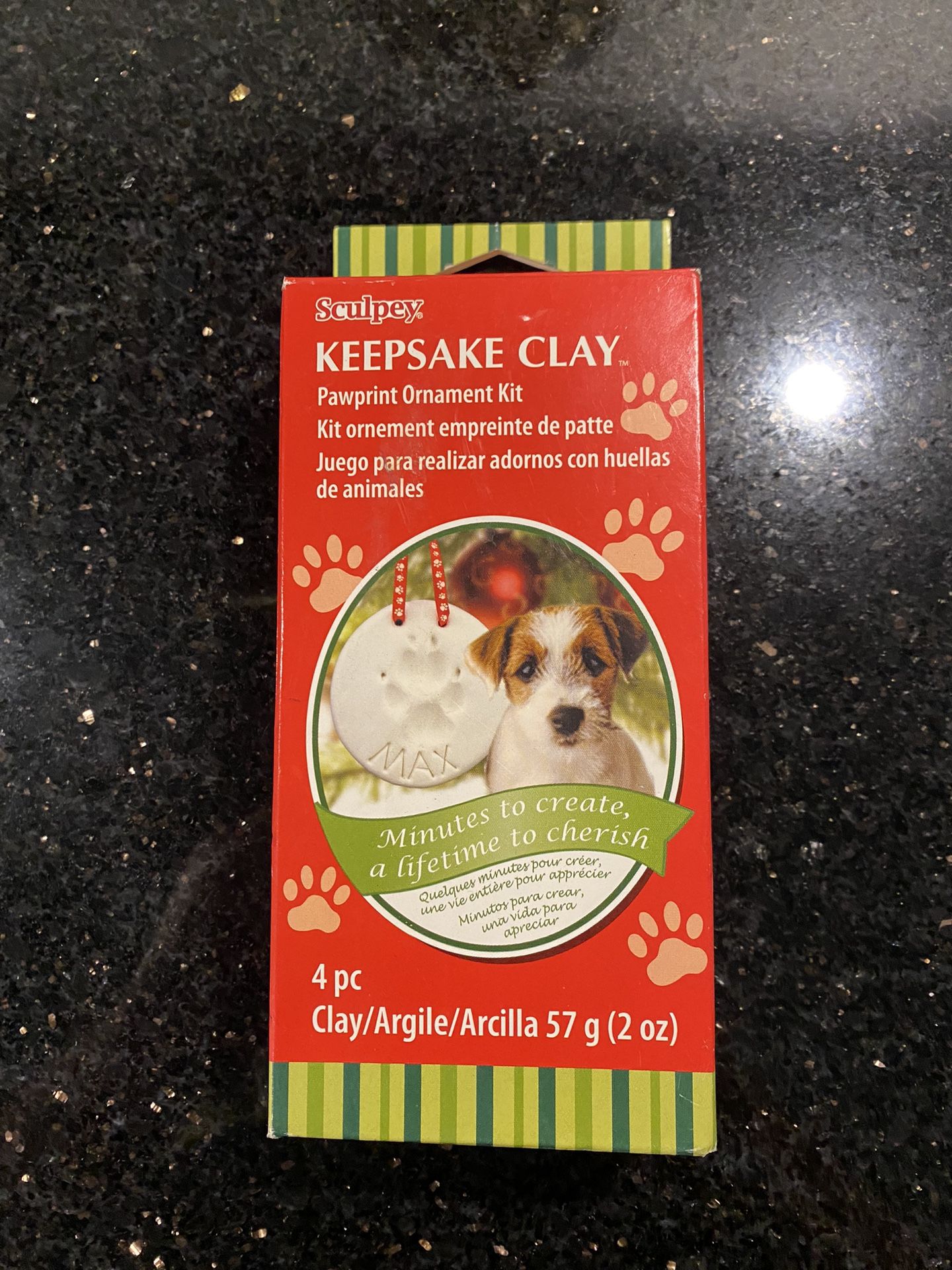 Sculpey Keepsake Pawprint Ornament Kit