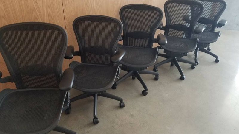 HERMAN MILLER AERON CHAIRS RECONDITIONED , $330 ea LOCAL DELIVERY & WARRANTY INCLUDED