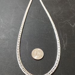 Sterling Silver Medium Link Necklace