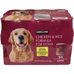 Kirkland Signature Chicken & Rice Formula Dog Food, 13.2 Ounce (24 Count)