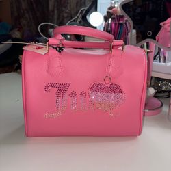 Juicy couture pink satchel bag