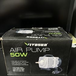 50W Commercial Air Pump – 8 Outlets (Aquarium / Hydroponics)