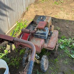 vintage walk-behind rototiller