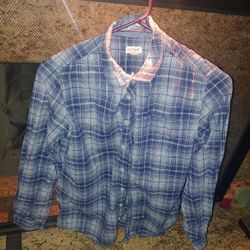 Boys Cat Jack Long Sleeve Blue Shirt