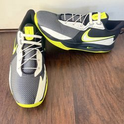 Men’s -Nike Mens Black Green Volt Flyease Basketball Shoes