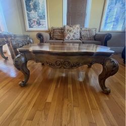 Coffee Table And End Tables 